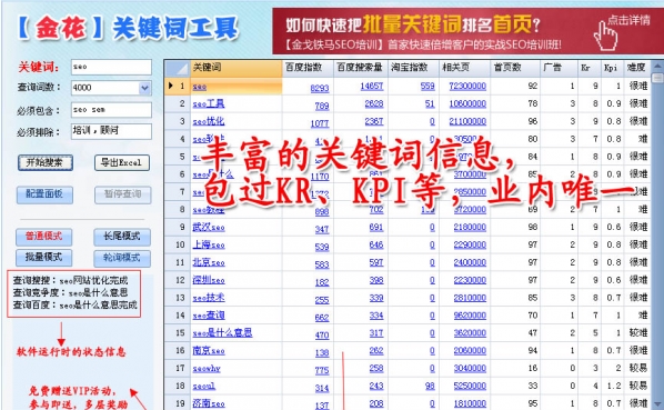 金花關鍵詞工具：升級您的搜索引擎優(yōu)化游戲